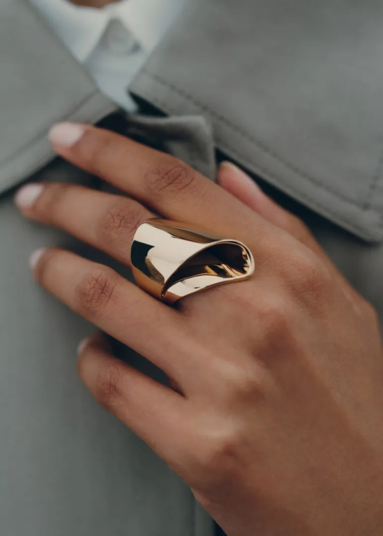 Bague Drapée Éole